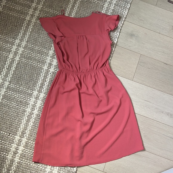 MONTEAU Dusty Pink Knee Length Dress - Picture 4 of 4